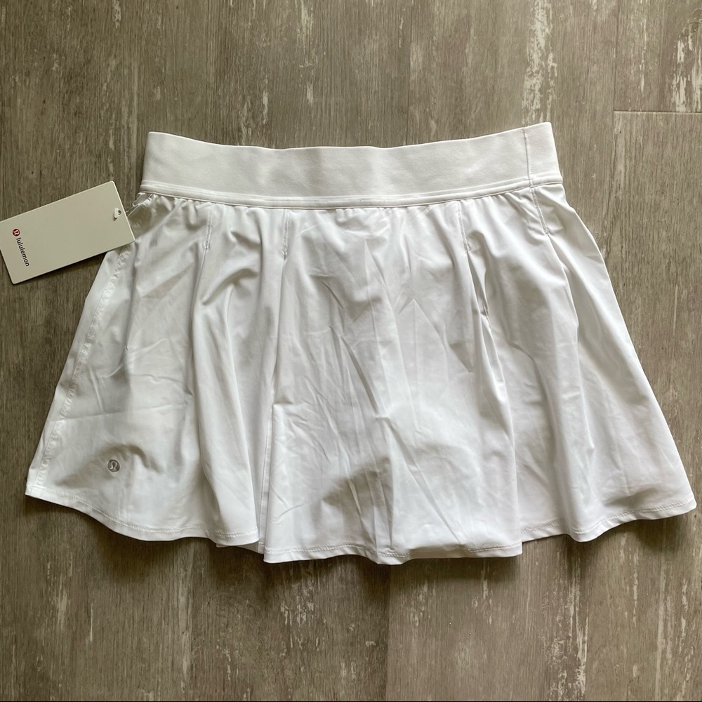 Lululemon Tennis Time High-Rise Skirt - White - Picture 3 of 10